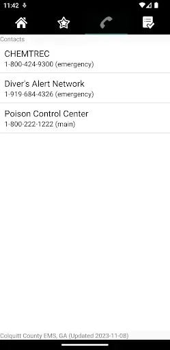 Скриншот 2 — Colquitt Co. EMS Protocols