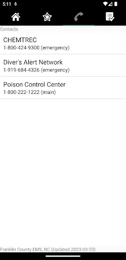 Скриншот 2 — Franklin County EMS NC