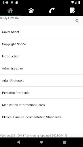 Скриншот 3 — GRADY EMS FIELD PROTOCOLS