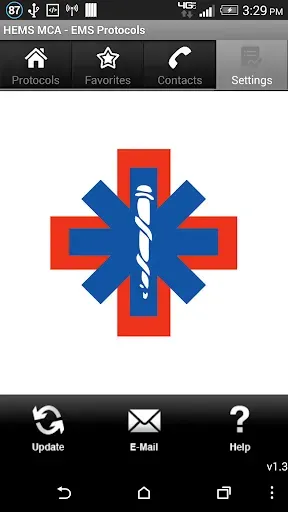 Скриншот 1 — HEMS MCA Wayne Co. Protocols