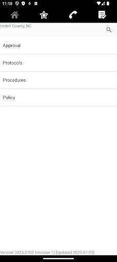 Скриншот 1 — Iredell County EMS Protocols