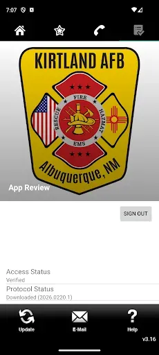 Скриншот 3 — Kirtland AFB EMS Protocols