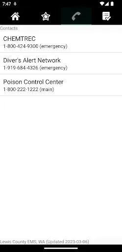 Скриншот 3 — Lewis County, WA EMS Protocols