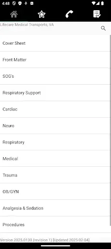 Скриншот 1 — Lifecare Medical Transports
