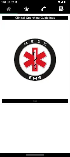 Скриншот 1 — MedX EMS Guidelines