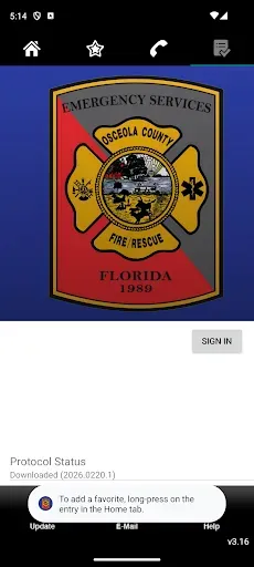 Скриншот 1 — Osceola County EMS Protocols