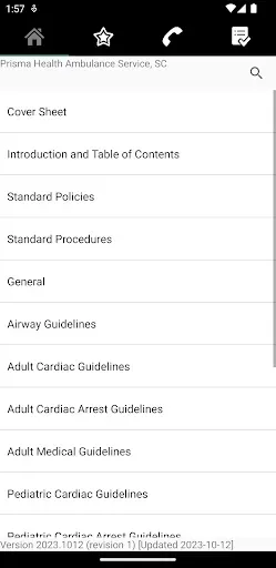 Скриншот 3 — PHAS - Clinical Guidelines