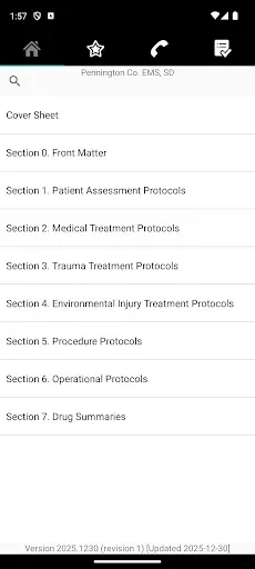 Скриншот 3 — Pennington Co. EMS Protocols