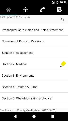 Скриншот 3 — San Francisco EMS Protocols