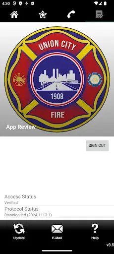 Скриншот 1 — Union City Fire & EMS