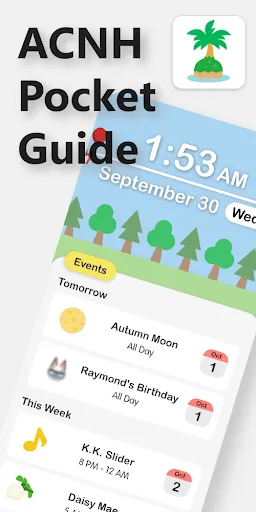 Скриншот 1 — ACNH Pocket Guide