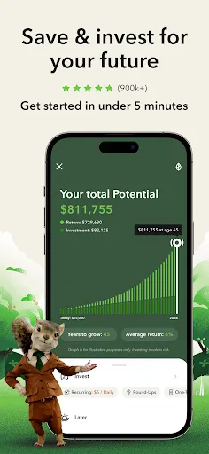 Скриншот 1 — Acorns: Save & Invest Money