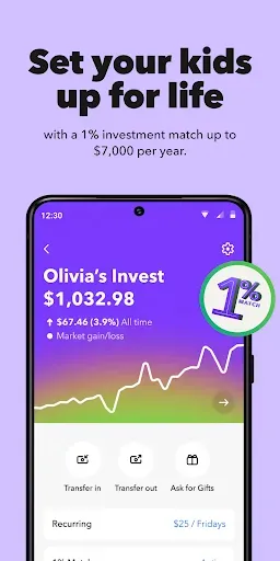 Скриншот 4 — Acorns Early: Kids Money App