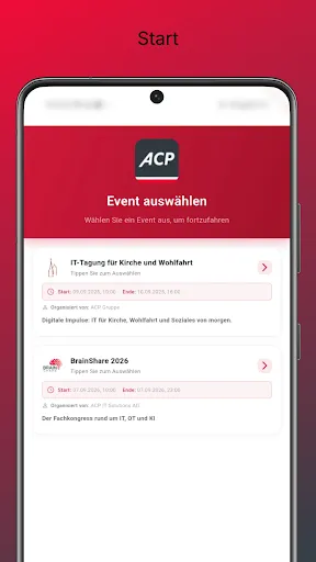 Скриншот 1 — ACP Events