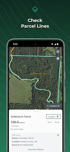 Скриншот 4 — Acres: Land Data & Parcel Maps