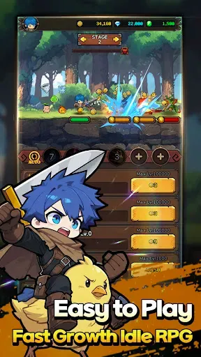 Скриншот 1 — Dragon Slayer : Pixel Idle RPG