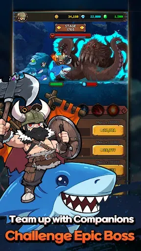 Скриншот 3 — Dragon Slayer : Pixel Idle RPG