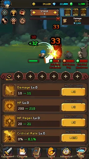 Скриншот 5 — Dragon Slayer : Pixel Idle RPG