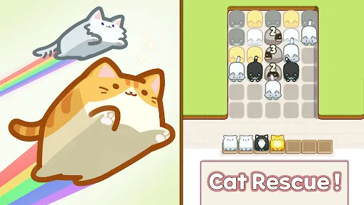 Скриншот 1 — Box Cat Jam : Block Match