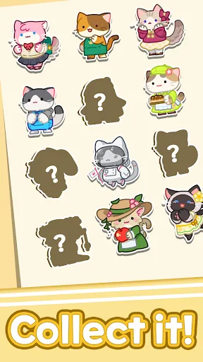 Скриншот 4 — Merge Meow Cafe : Coffee cat