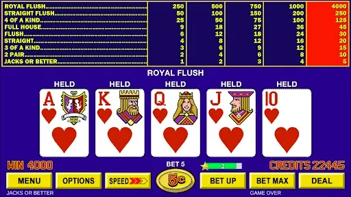 Скриншот 3 — Video Poker ™ - Classic Games