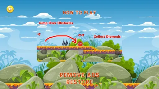 Скриншот 1 — Red Ball Jump Adventure