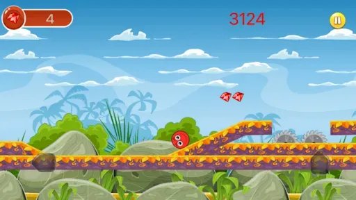 Скриншот 3 — Red Ball Jump Adventure