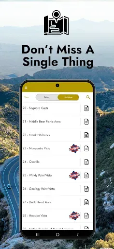 Скриншот 4 — Mount Lemmon Audio Tour Guide