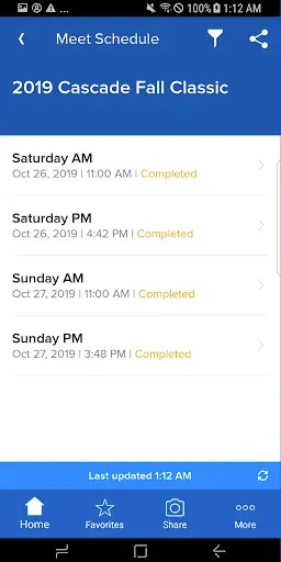 Скриншот 3 — Meet Mobile: Swim