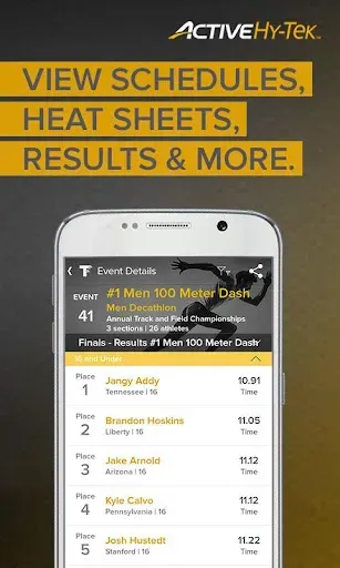 Скриншот 4 — Track Meet Mobile