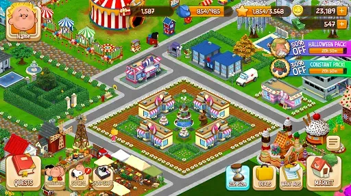 Скриншот 6 — Snoopy's Town Tale CityBuilder