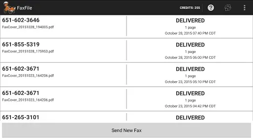 Скриншот 8 — FaxFile - Send Fax from phone