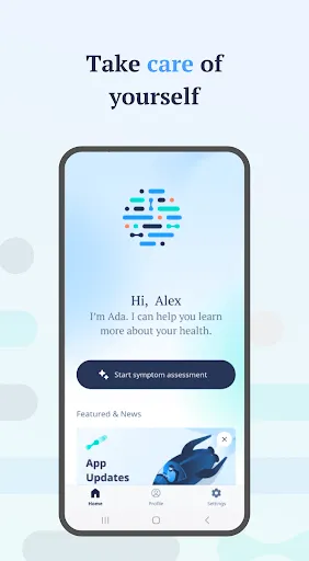 Скриншот 1 — Ada - your health portal