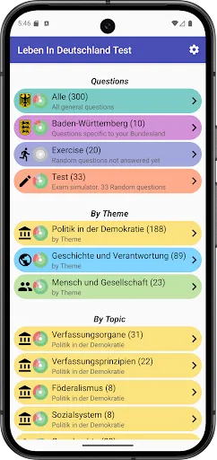 Скриншот 1 — Leben In Deutschland Test