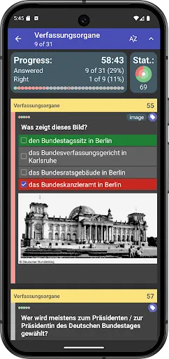 Скриншот 7 — Leben In Deutschland Test