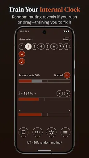 Скриншот 1 — Time Guru Метроном