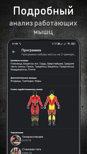 Скриншот 8 — GymUp - дневник тренировок