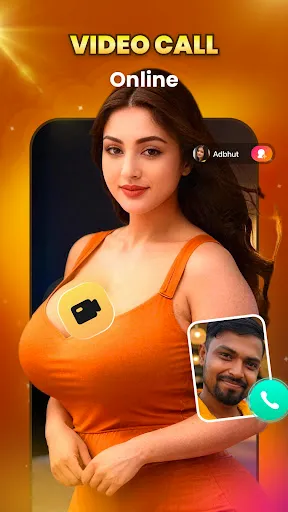 Скриншот 1 — Adbhut - video call with her