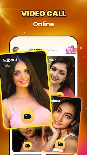 Скриншот 3 — Adbhut - video call with her