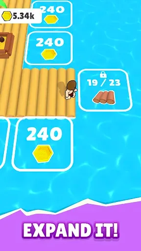 Скриншот 3 — Raft Life - Build, Farm, Stack