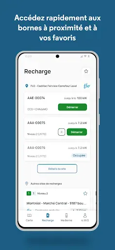 Скриншот 6 — FLO Recharge Électrique