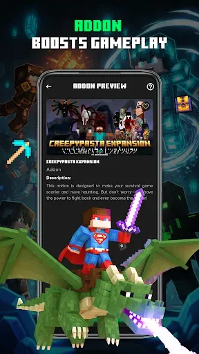 Скриншот 2 — Addon Mods For Minecraft PE