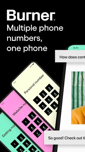 Скриншот 1 — Burner: Second Phone Number