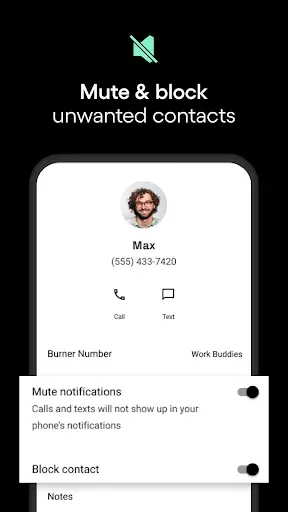 Скриншот 6 — Burner: Second Phone Number