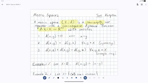 Скриншот 6 — Saber: Handwritten Notes