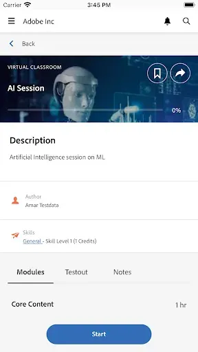 Скриншот 4 — Adobe Learning Manager