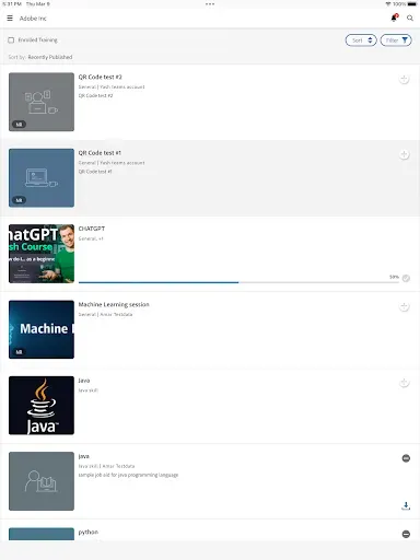 Скриншот 7 — Adobe Learning Manager