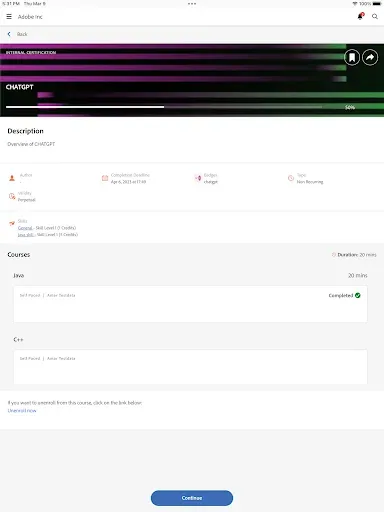 Скриншот 8 — Adobe Learning Manager
