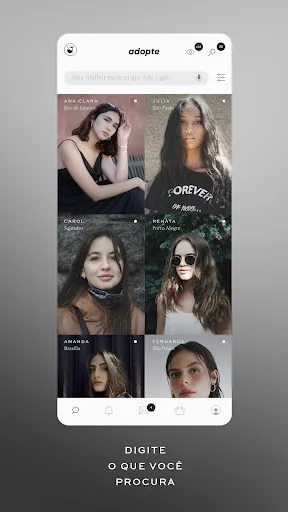 Скриншот 2 — adopte - app de relacionamento