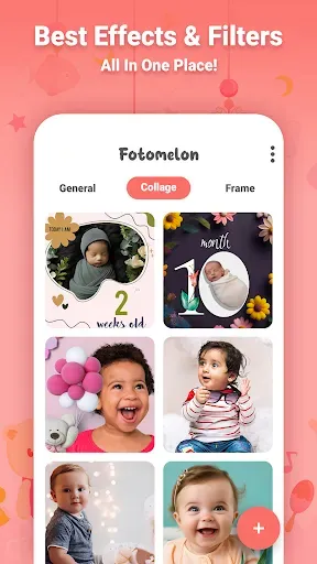 Скриншот 2 — Fotomelon: Baby Photo Editor